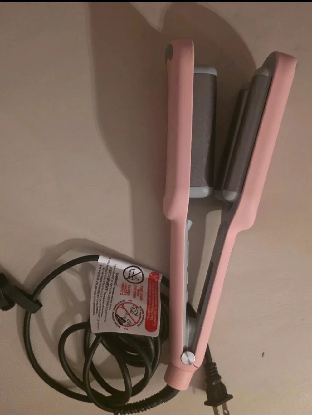 Tymo Pink Hair Straightening Brush - Sleek Detangling & Styling